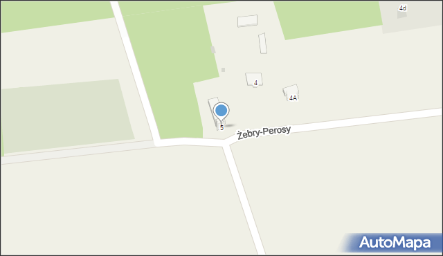 Żebry-Perosy, Żebry-Perosy, 5, mapa Żebry-Perosy