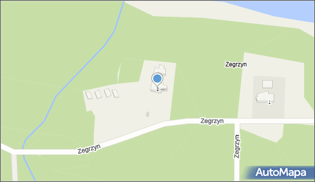 Zegrzyn, Zegrzyn, 4, mapa Zegrzyn