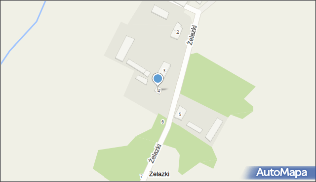 Żelazki, Żelazki, 4, mapa Żelazki