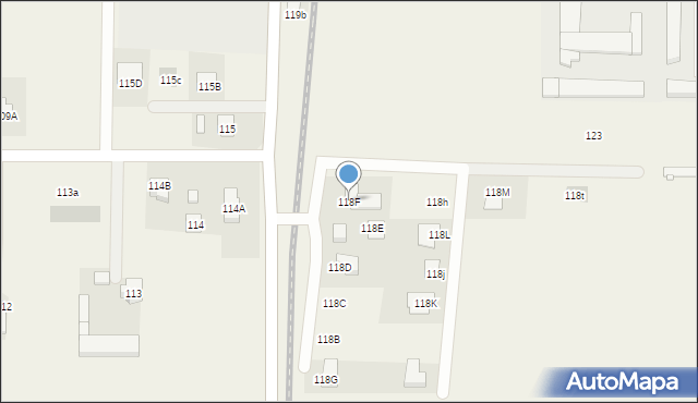 Żelazków, Żelazków, 118F, mapa Żelazków