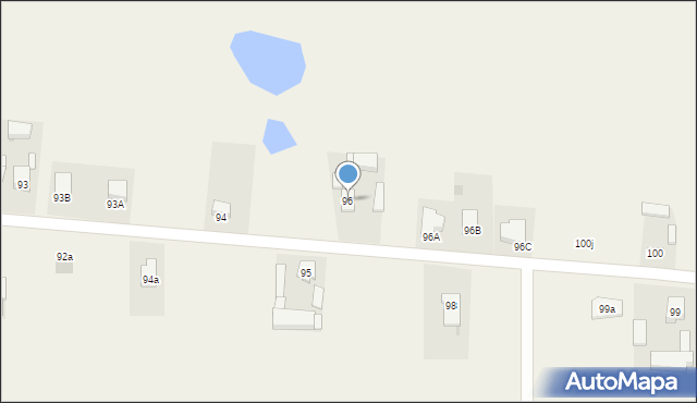 Żelazków, Żelazków, 96, mapa Żelazków