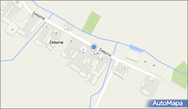 Żelazna, Żelazna, 4, mapa Żelazna