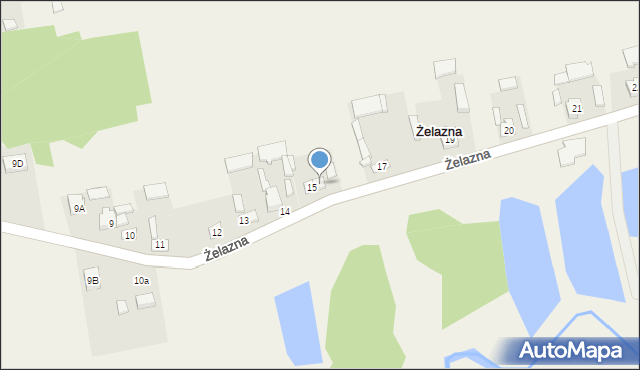 Żelazna, Żelazna, 16, mapa Żelazna