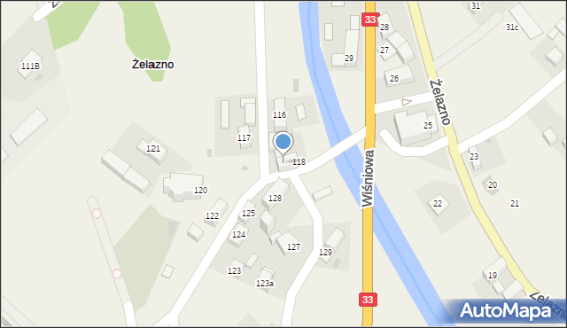 Żelazno, Żelazno, 119, mapa Żelazno