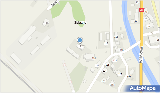 Żelazno, Żelazno, 121, mapa Żelazno