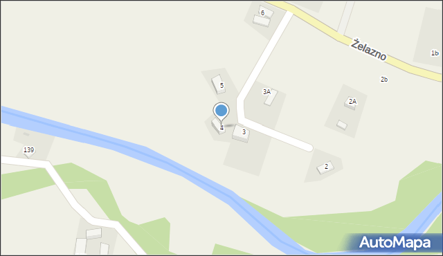 Żelazno, Żelazno, 4, mapa Żelazno