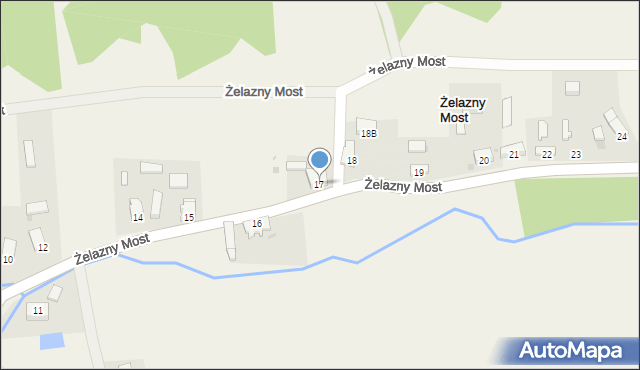 Żelazny Most, Żelazny Most, 17, mapa Żelazny Most