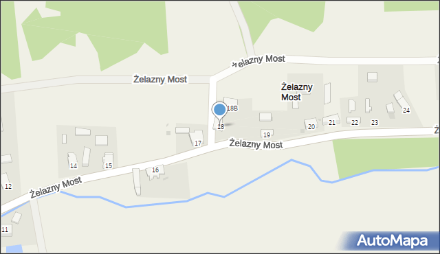 Żelazny Most, Żelazny Most, 18, mapa Żelazny Most