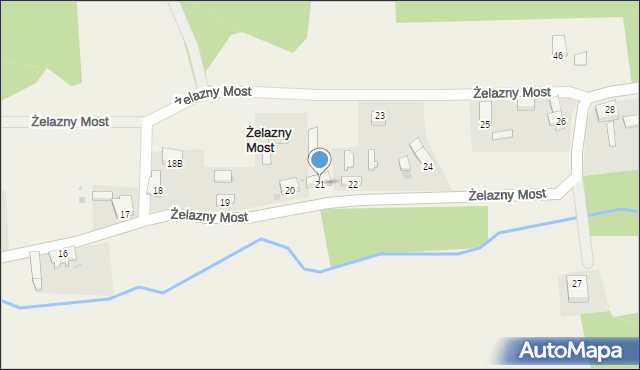 Żelazny Most, Żelazny Most, 21, mapa Żelazny Most