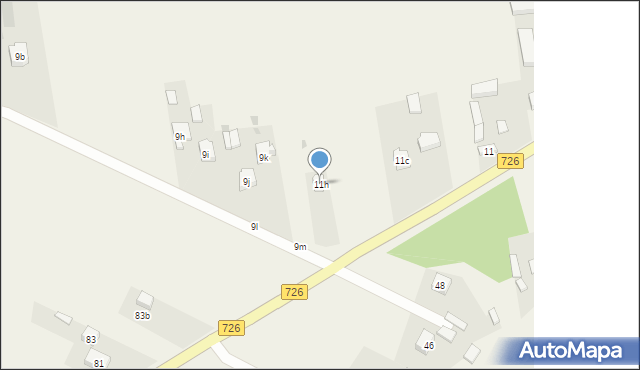 Żelazowice, Żelazowice, 11h, mapa Żelazowice