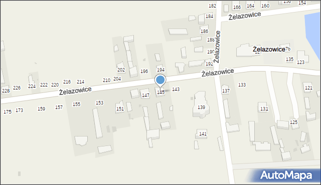 Żelazowice, Żelazowice, 145, mapa Żelazowice