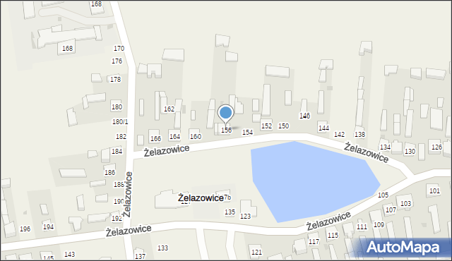 Żelazowice, Żelazowice, 156, mapa Żelazowice