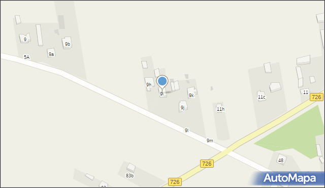 Żelazowice, Żelazowice, 9i, mapa Żelazowice