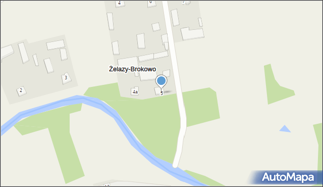 Żelazy-Brokowo, Żelazy-Brokowo, 5, mapa Żelazy-Brokowo