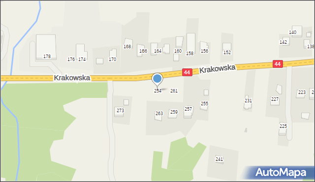 Zelczyna, Zelczyna, 254, mapa Zelczyna