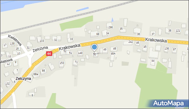 Zelczyna, Zelczyna, 50, mapa Zelczyna