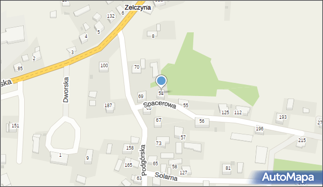 Zelczyna, Zelczyna, 54, mapa Zelczyna