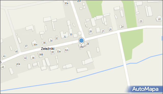 Żeleźniki, Żeleźniki, 29a, mapa Żeleźniki