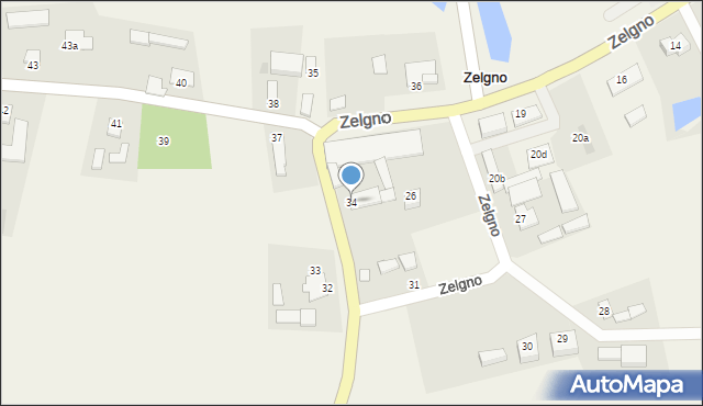 Zelgno, Zelgno, 34, mapa Zelgno