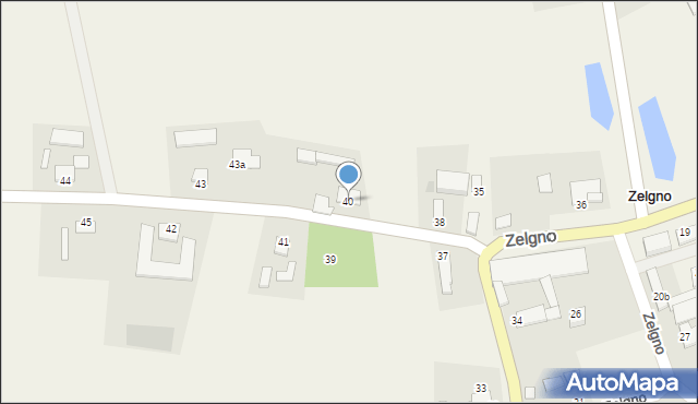 Zelgno, Zelgno, 40, mapa Zelgno