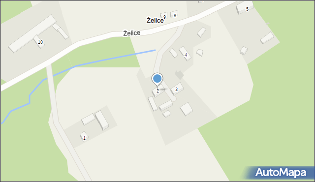 Żelice, Żelice, 2, mapa Żelice