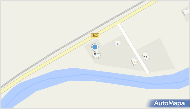 Żelichowo, Żelichowo, 38, mapa Żelichowo