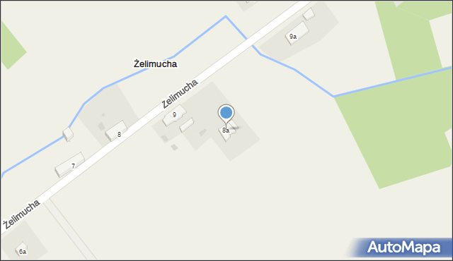 Żelimucha, Żelimucha, 8a, mapa Żelimucha