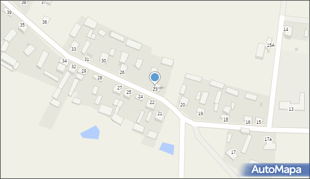 Żelisławice, Żelisławice, 23, mapa Żelisławice