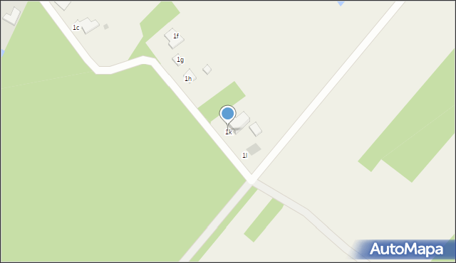 Zelówek, Zelówek, 1k, mapa Zelówek