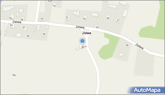 Zelwa, Zelwa, 28, mapa Zelwa