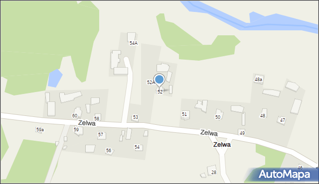 Zelwa, Zelwa, 52, mapa Zelwa