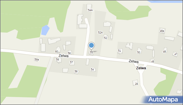 Zelwa, Zelwa, 53, mapa Zelwa