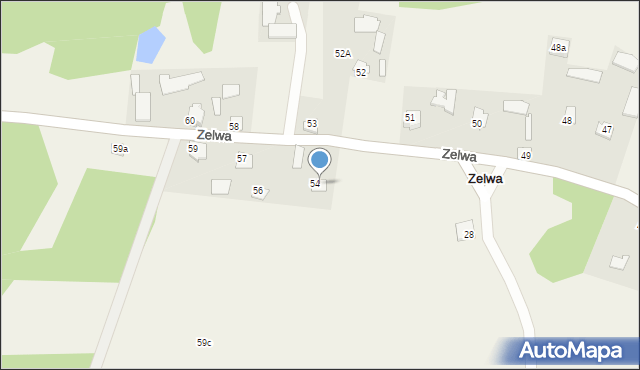 Zelwa, Zelwa, 55, mapa Zelwa