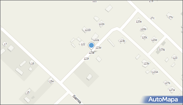 Zemborzyce Podleśne, Zemborzyce Podleśne, 123e, mapa Zemborzyce Podleśne