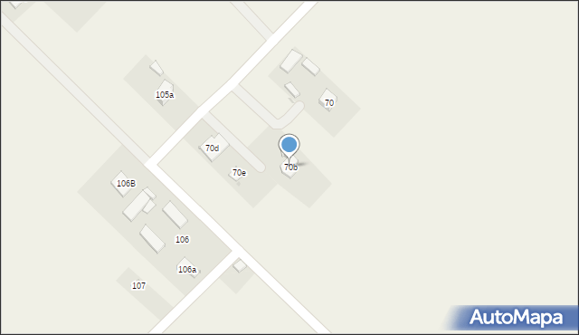 Zemborzyce Podleśne, Zemborzyce Podleśne, 70b, mapa Zemborzyce Podleśne