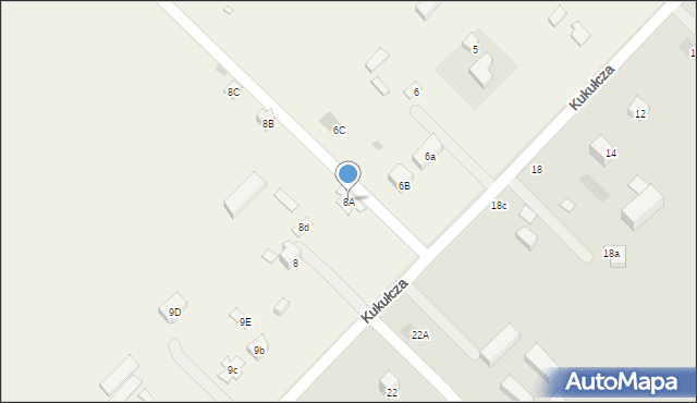 Zemborzyce Podleśne, Zemborzyce Podleśne, 8A, mapa Zemborzyce Podleśne