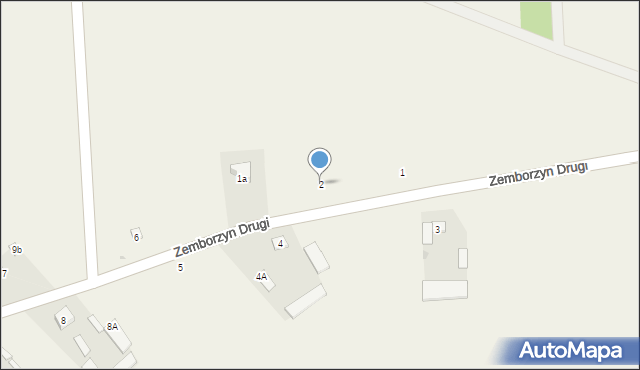 Zemborzyn Drugi, Zemborzyn Drugi, 2, mapa Zemborzyn Drugi