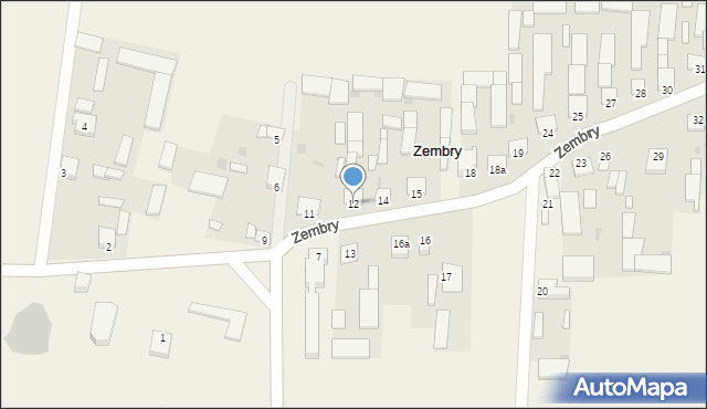 Zembry, Zembry, 12, mapa Zembry