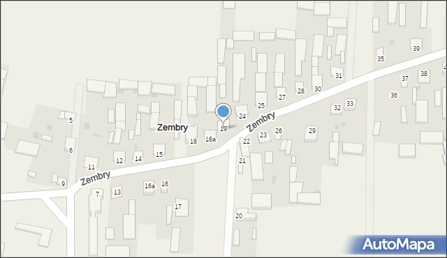 Zembry, Zembry, 19, mapa Zembry