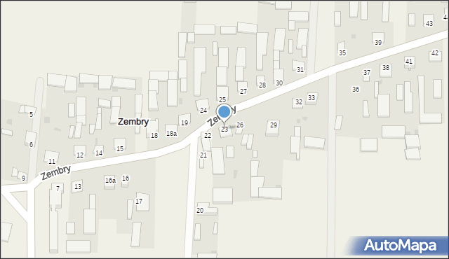 Zembry, Zembry, 23, mapa Zembry