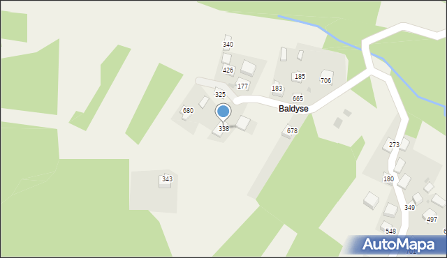 Zembrzyce, Zembrzyce, 338, mapa Zembrzyce