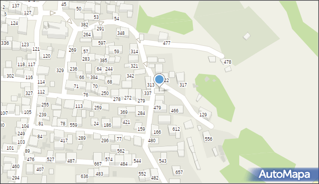 Zembrzyce, Zembrzyce, 356, mapa Zembrzyce