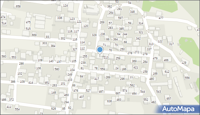 Zembrzyce, Zembrzyce, 400, mapa Zembrzyce