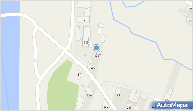 Zembrzyce, Zembrzyce, 493, mapa Zembrzyce