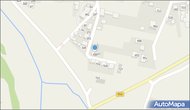Zembrzyce, Zembrzyce, 530, mapa Zembrzyce