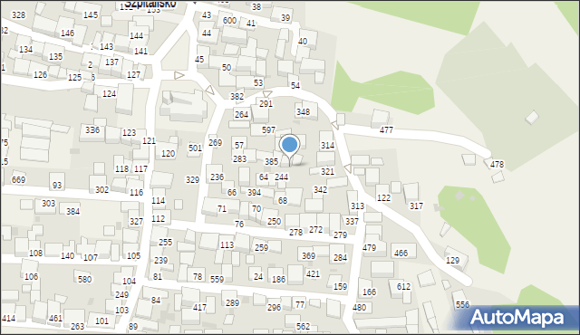 Zembrzyce, Zembrzyce, 62, mapa Zembrzyce