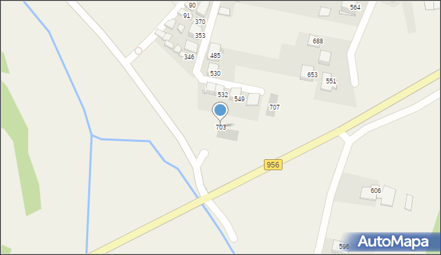 Zembrzyce, Zembrzyce, 703, mapa Zembrzyce
