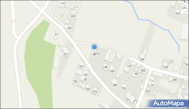 Zembrzyce, Zembrzyce, 96, mapa Zembrzyce