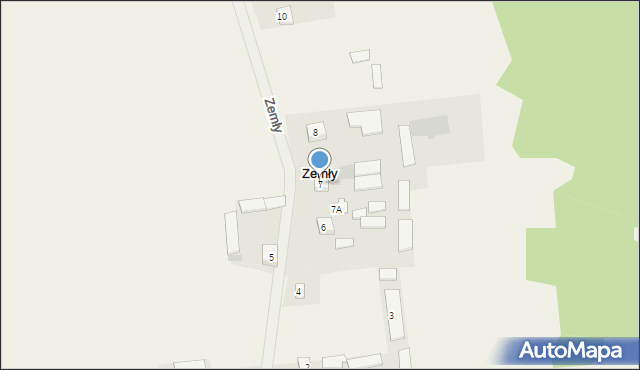 Zemły, Zemły, 7, mapa Zemły