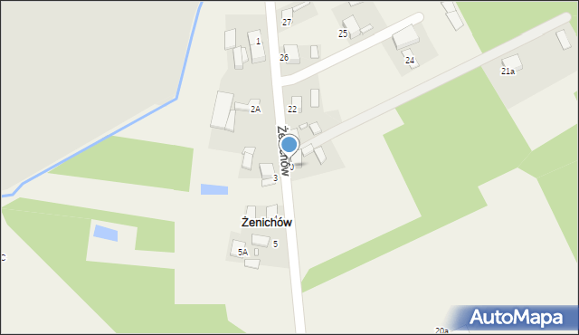 Żenichów, Żenichów, 20, mapa Żenichów